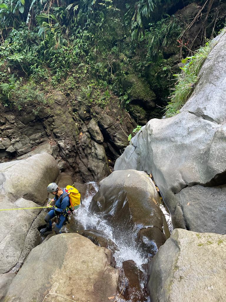 Stage Moniteur canyoning en guasdeloupe