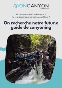 Offre emploi Guide de Canyoning en Guadeloupe
